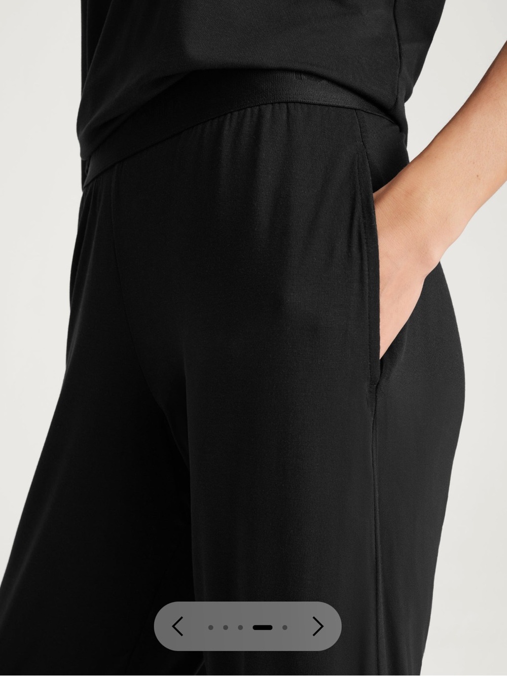 Tommy John Women’s Second Skin Sleep Pant Black Size XL Short